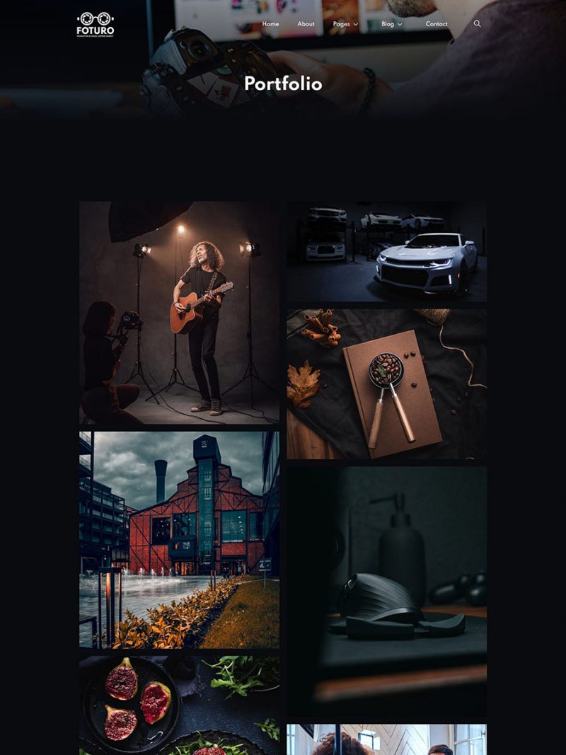 Portfolio template preview