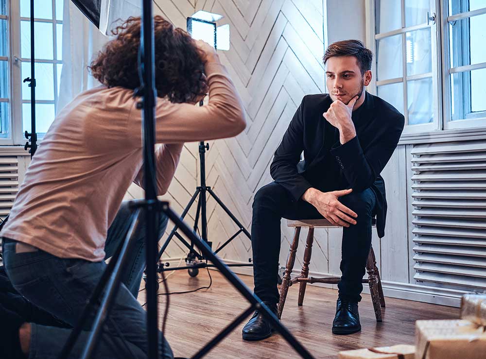 Studio photoshoot